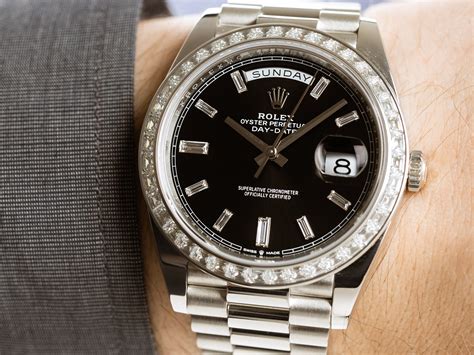 day date rolex baguetten diamanten pepsi|rolex diamond day date review.